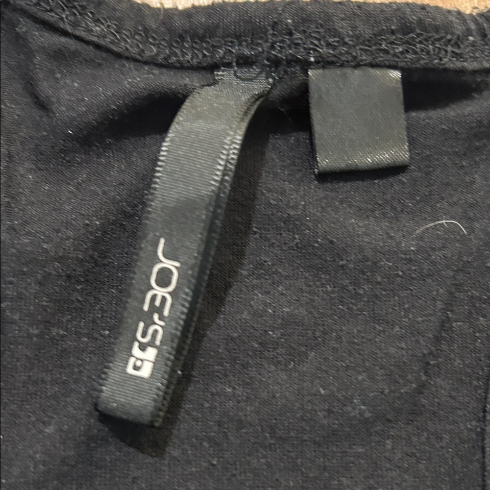 Joe's Jeans Black Scoopneck Racerback Tank - Picture 2 of 5